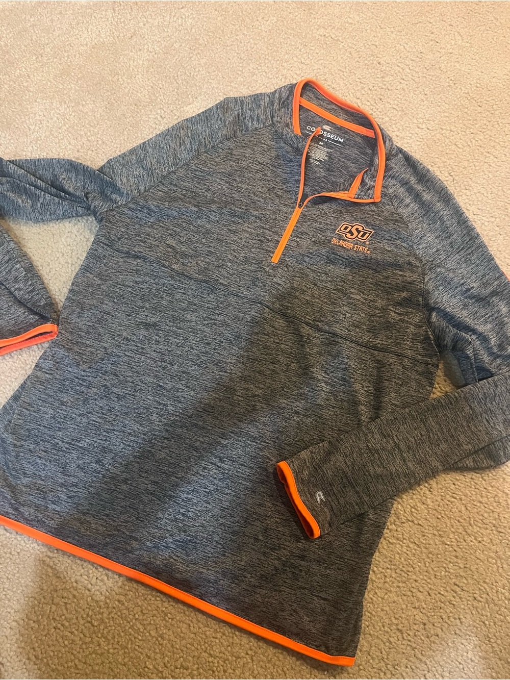 Men’s medium Oklahoma state cowboys pullover sweatshirt jacket